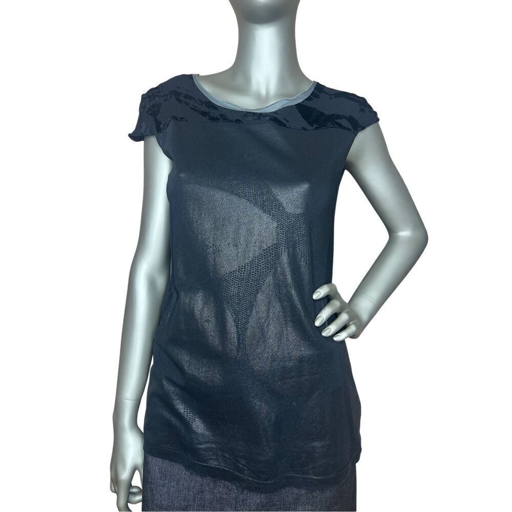 Custo Barcelona Black Textured T Shirt
